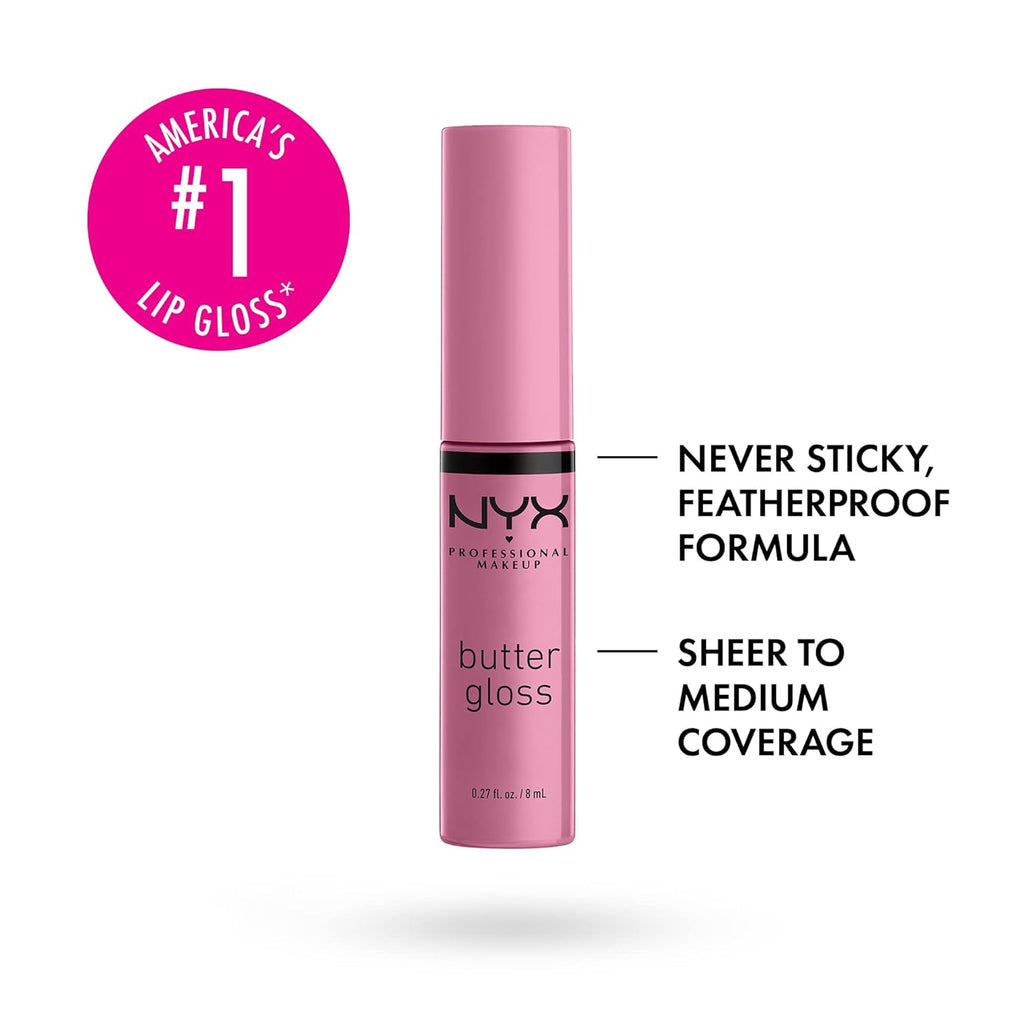 Butter Gloss Non-Sticky Lip Gloss Red Velvet Deep Red & Eclair Pink
