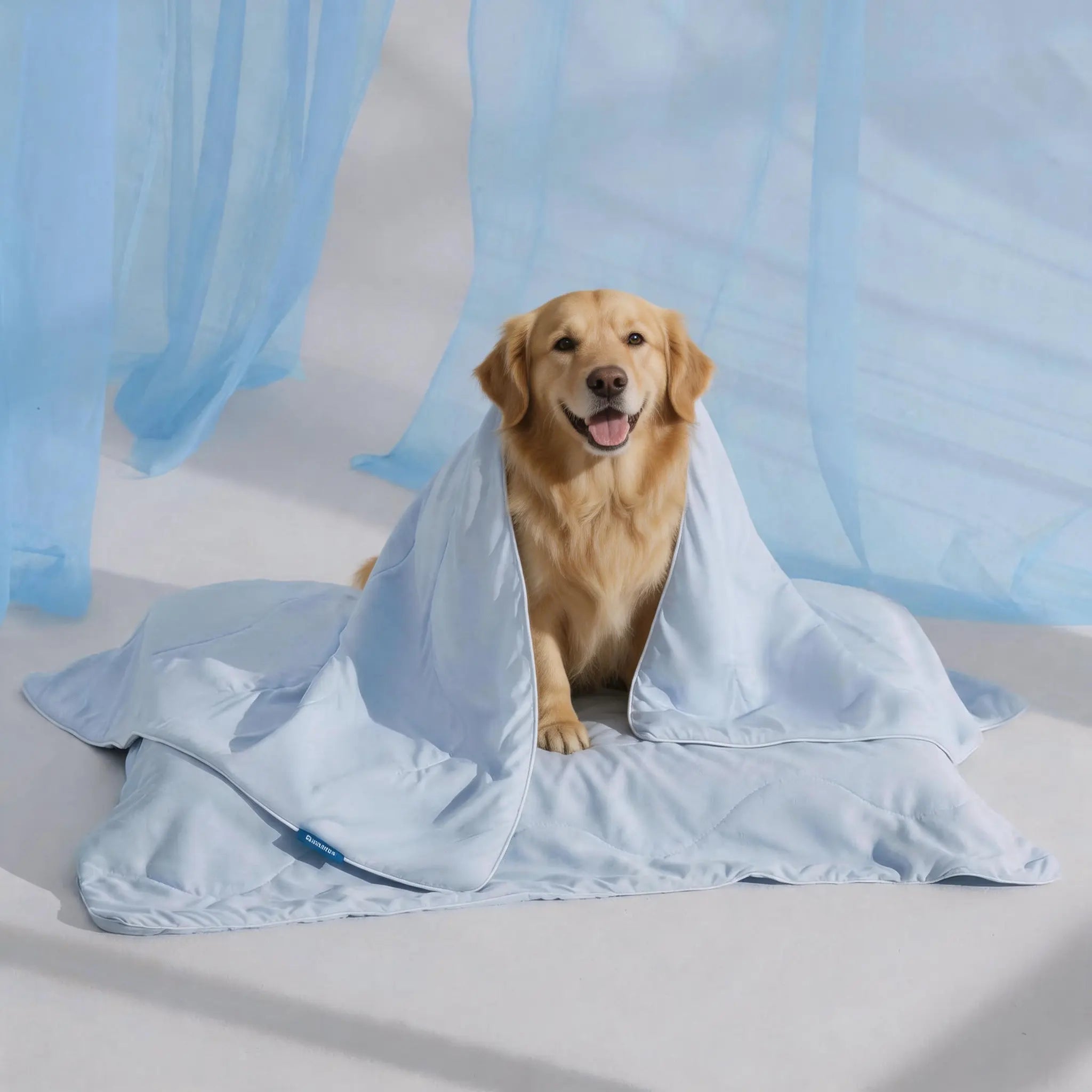 Lesure Cooling Orthopedic Dog Thick Mat – Q-Max>0.5 Cooling Mat with Washable Cover, Egg Crate Foam Non-Slip Bed for Extra Large Dogs