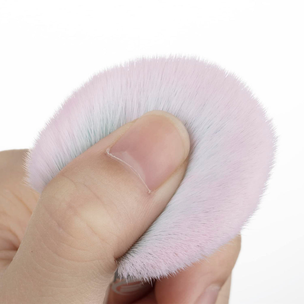Pink Blue Gradient Makeup Brushes and Makeup Sponges Set 18Pcs/Set