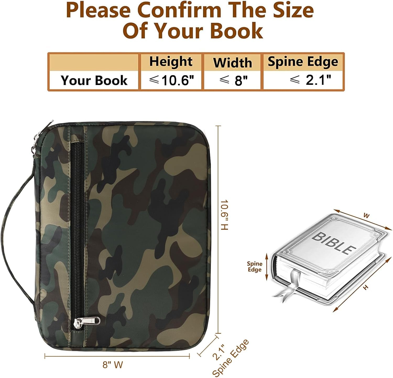 Bible Book Covers for Boys, Kids Bible Case/Protective/Holder with Pocket