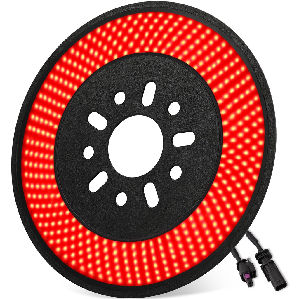 Spare Tire Brake Light for 2018-2024 Jeep Wrangler JL JLU, 6 Ring 405PCS LED ...