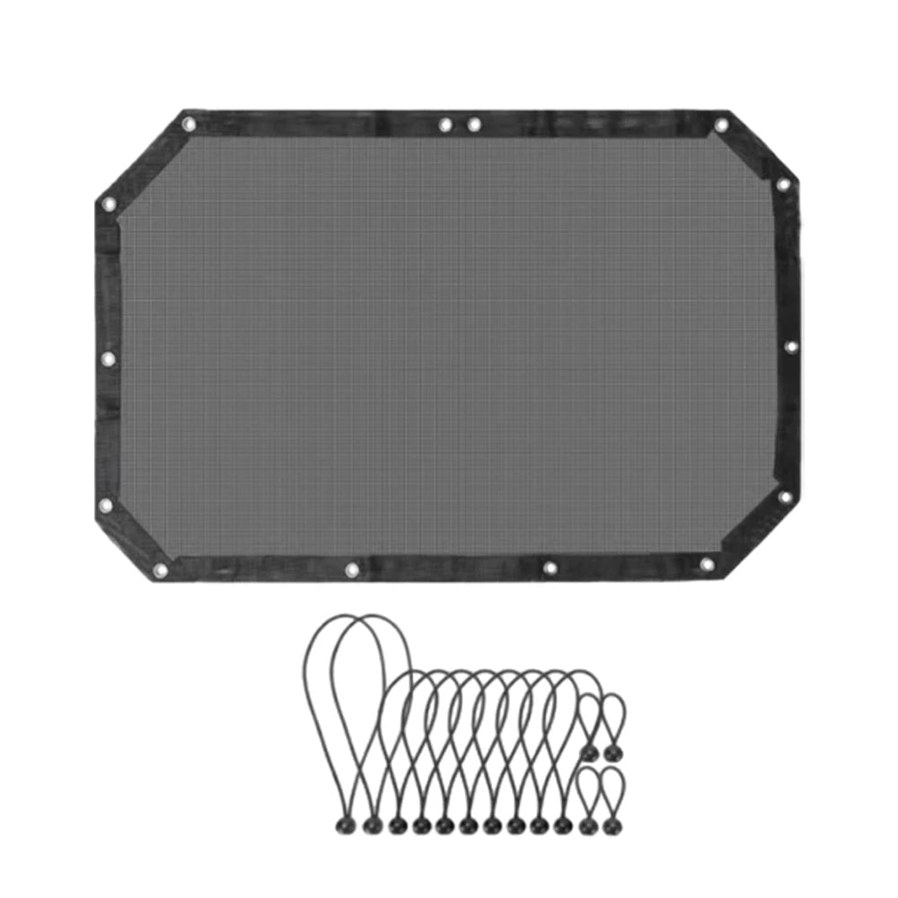Car Roof Sunshade Mesh Bikini Top Sun Shade Cover for Jeep Wrangler JK & Unlimited 2 Door 4 Door 2007-2018 Car Styling Black
