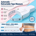 Automatic Telescopic Tape Measure Body Measuring Tape Sewing Ruler Tools Centimeter Tapes for Body Meter Measure White Tools