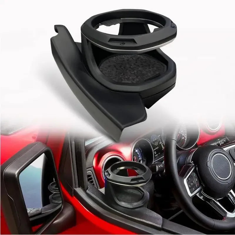 Car Beverage Bottle Holder, Leak-Proof Bottle Cup Holder,Multifunctional Car Window Tray Organizer for ,Trucks,Rvs,And Suvs.